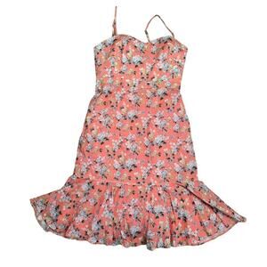 NWT J Crew Ruffle-hem midi dress in Liberty® Josephine floral
